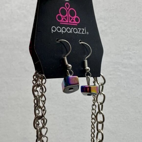 Sunset Sightings Fashion Charm Necklace & Earring Set Paparazzi Accessories NWT - Picture 2 of 12